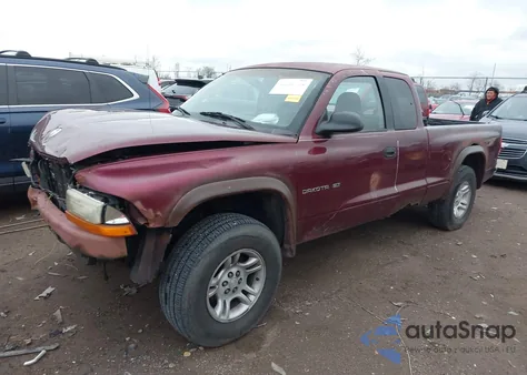 2001 Dodge Dakota Slt/Sport z USA, uszkodzony, nr VIN 1B7GG22NX1S108596